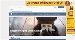 Desktop Screenshot of gesundheitsberatung.de